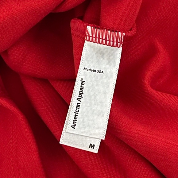 NEW RED American Apparel Ponte Sleeveless Skater Dress - Picture 12 of 13